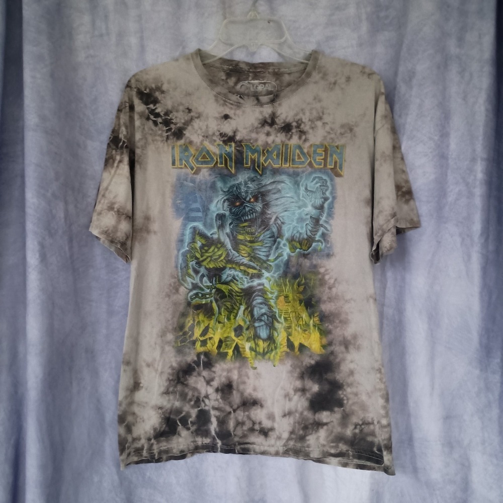 Iron Maiden Eddie Mummy Tie Dye Graphic T-Shirt